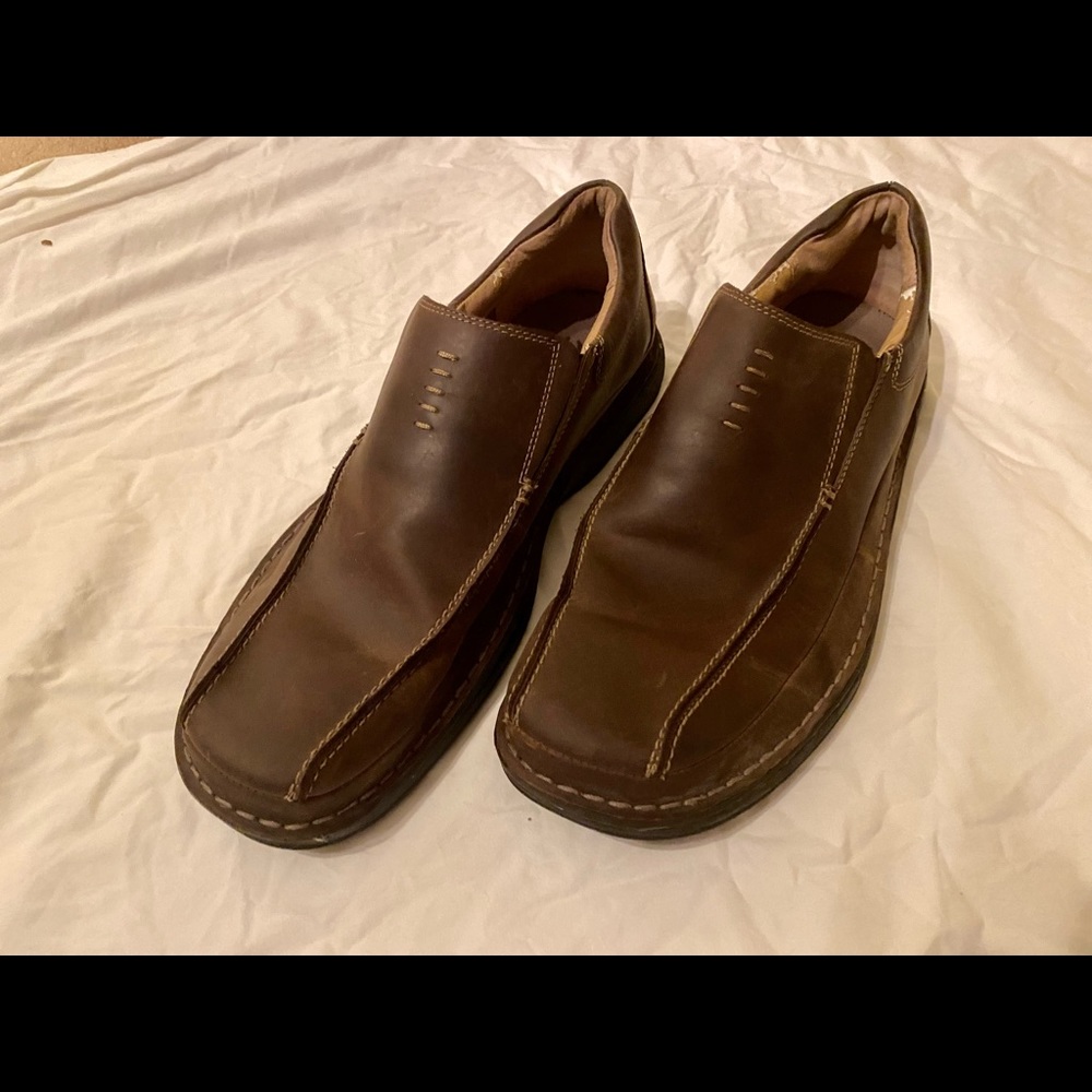 Clarks casual mens shows -brown